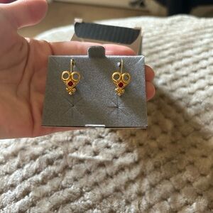 Avon Heart Dangle Earrings